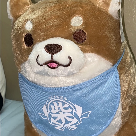 Shiba Inu Dog With Bib Plush - Picture 2 of 6